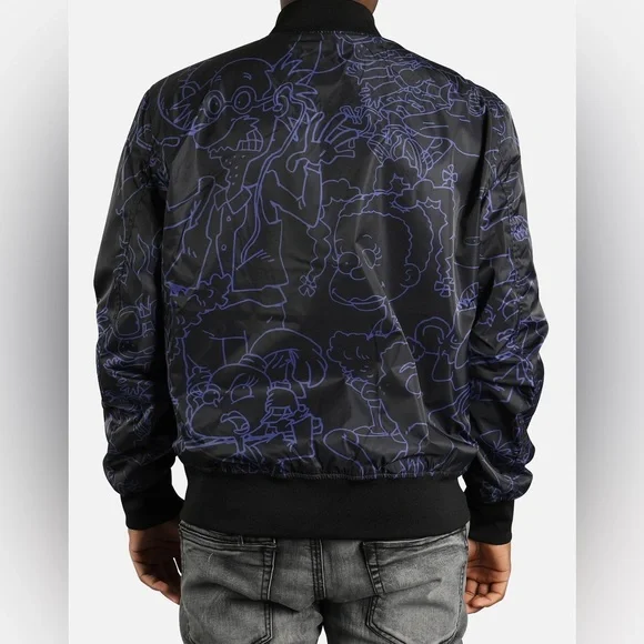 MENS MEMBERS ONLY NICKELODEON BOMBER JACKET Women - Picture 11 of 16